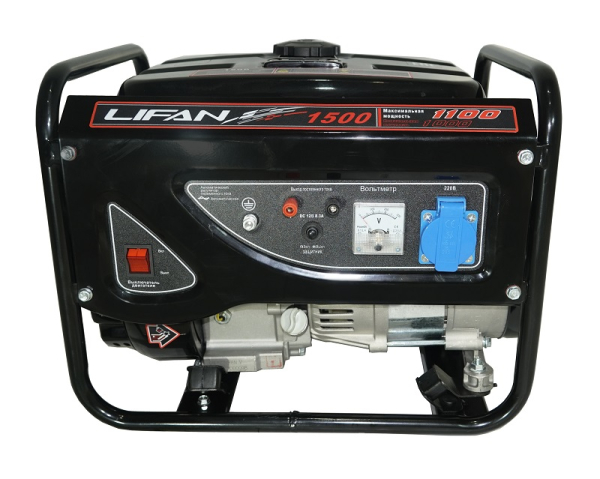 Бензиновый генератор Lifan 1 GF-3 (1500) резервный фото