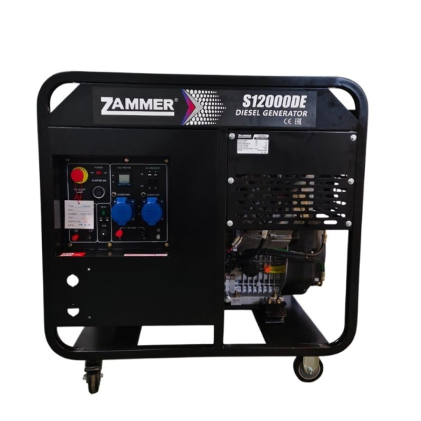 Дизельный генератор Zammer S12000DE S12000DE для гаража фото