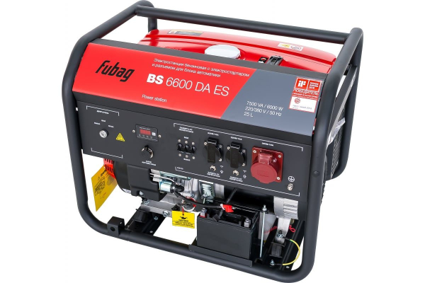 Бензиновый генератор Fubag BS 6600 DA ES для дома фото