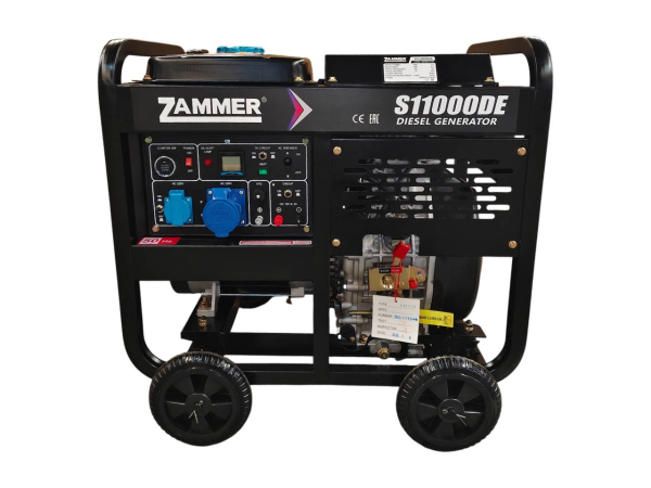 Дизельный генератор Zammer S11000DE S11000DE на колесах фото