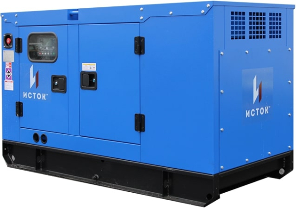 Дизельный генератор Исток АД12С-Т400-РПМ15 в кожухе с АВР  бесшумный фото