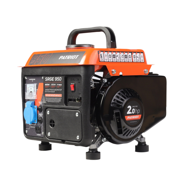 Бензиновый генератор PATRIOT SRGE 950 для дома фото
