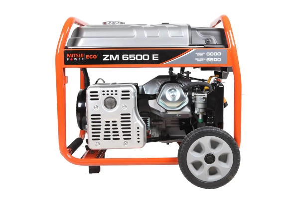 Бензиновый генератор Mitsui ZM 6500 E для дома фото