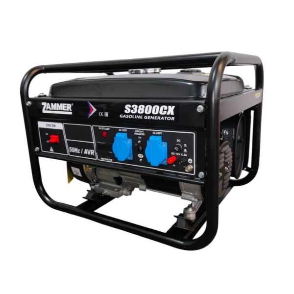 Бензиновый генератор Zammer S3800CX для дома фото