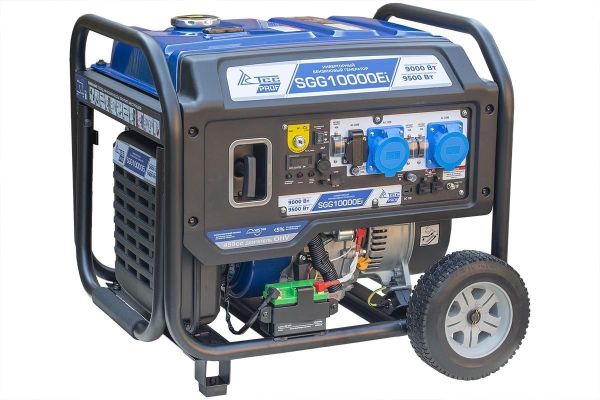 Бензиновый инверторный генератор ТСС SGG 10000Ei с блоком АВР синхронный фото