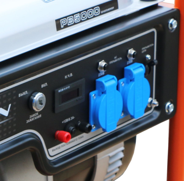 Бензиновый генератор Zongshen PB 5000 4-х тактный фото