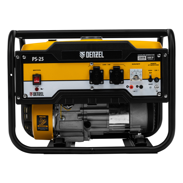 Бензиновый генератор DENZEL PS 25 синхронный фото