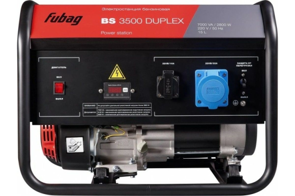 Бензиновый генератор Fubag BS 3500 Duplex для дома фото