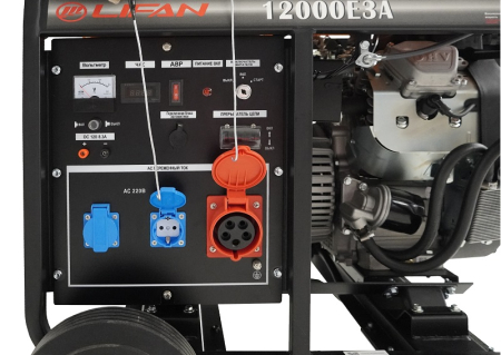 Бензиновый генератор Lifan 12000E3A фото