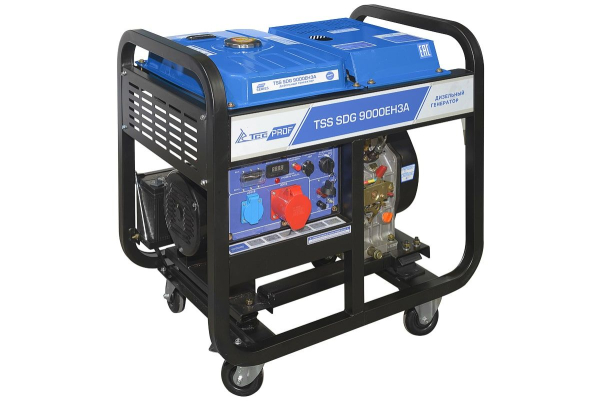Дизельный генератор ТСС SDG 9000EH3A 100031 для гаража фото