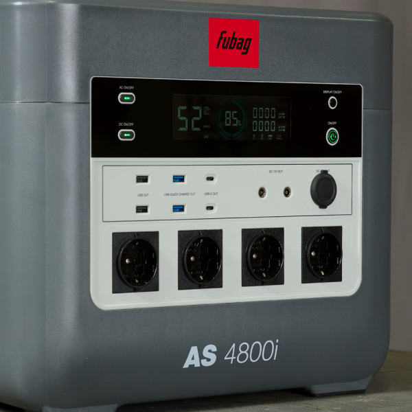 Портативная электростанция Fubag AS 4800i (аккумулятор LiFePO4) 4-х тактный фото