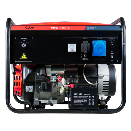 Бензиновый генератор Fubag PRG 5000 ES генератор + Комплект колес и ручек для электростанций в ПОДАРОК фото