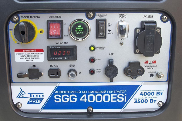 Бензиновый инверторный генератор ТСС SGG 4000ESi с блоком АВР Бензиновый инверторный генератор ТСС SGG 4000ESi с блоком АВР фото