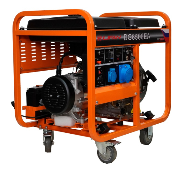 Дизельный генератор Lifan DG6500EA 00157306 для дома фото