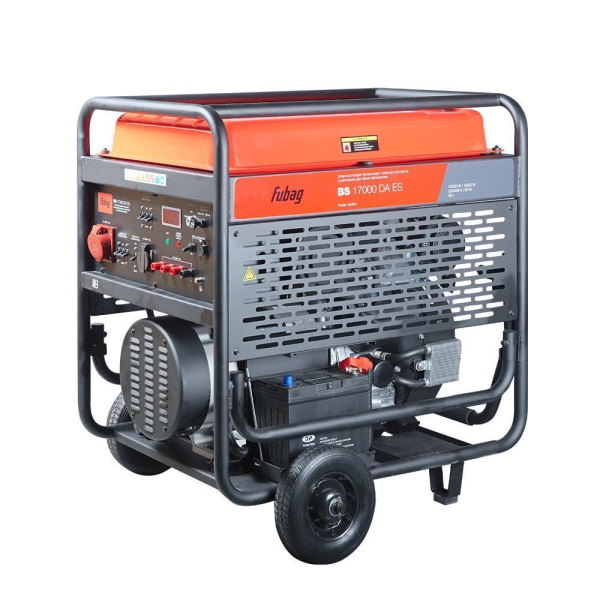 Бензиновый генератор Fubag BS 17000 DA ES синхронный фото