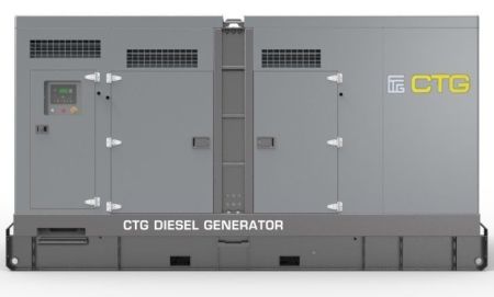 Дизельный генератор CTG 660C в кожухе фото