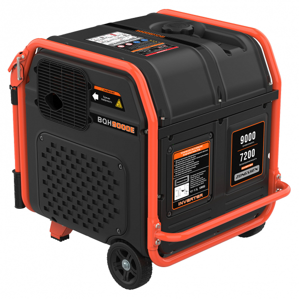 Бензиновый инверторный генератор Zongshen BQH 9000 E бесшумный фото