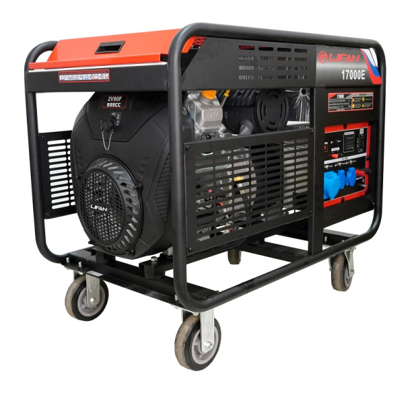 Бензиновый генератор Lifan 17000E для дома фото