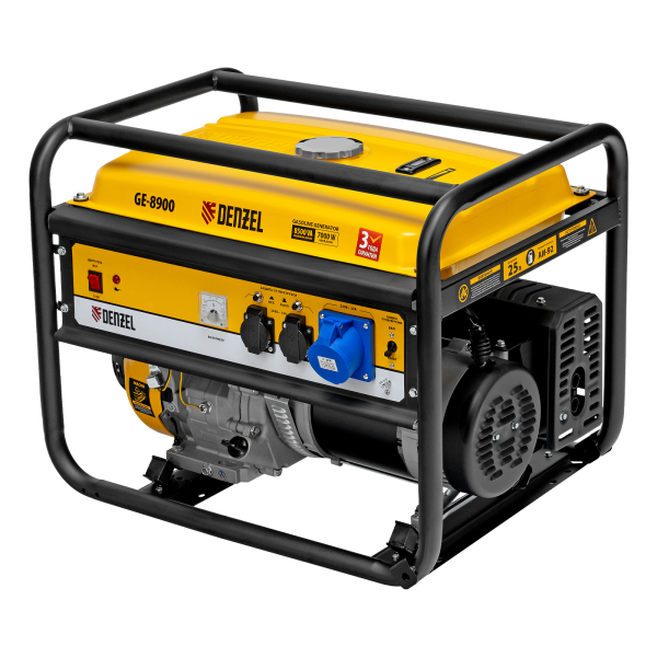 Бензиновый генератор DENZEL GE 8900 4-х тактный фото