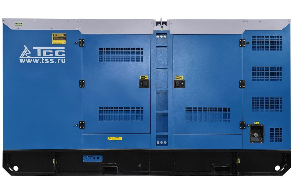 Дизельный генератор ТСС ЭД-200-Т400 с АВР в шумозащитном кожухе на прицепе 025268 бесшумный фото