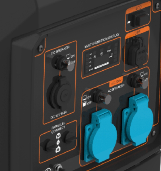 Бензиновый инверторный генератор Zongshen BQH 3500 E бесшумный фото