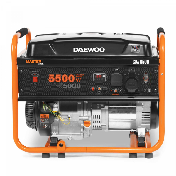 Бензиновый генератор DAEWOO GDA 6500 для дома фото