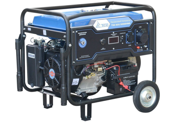 Бензиновый генератор ТСС SGG 5000EHNA для дома фото
