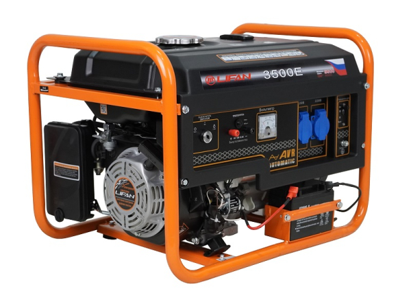 Бензиновый генератор Lifan 3 GF-7 (LF3500E) 4-х тактный фото