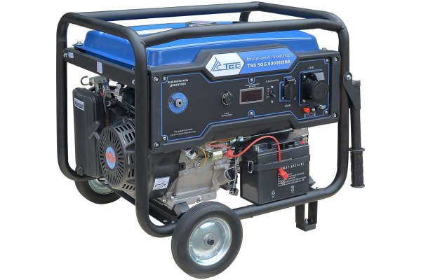 Бензиновый генератор ТСС SGG 8000EHNA в кожухе МК-1.1 портативный фото