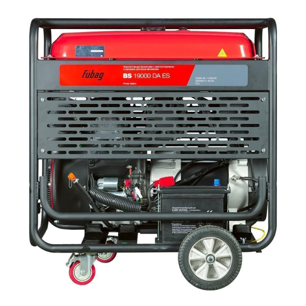 Бензиновый генератор Fubag BS 19000 DA ES синхронный фото