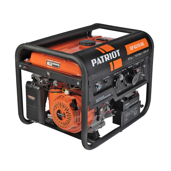 Бензиновый генератор PATRIOT GP 8210 AE для дома фото