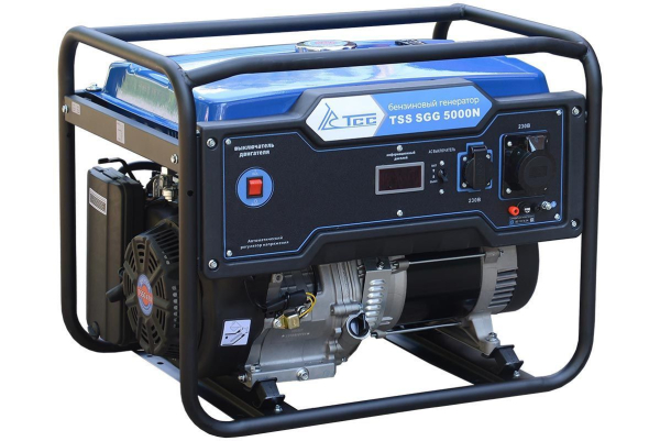 Бензиновый генератор ТСС SGG 5000N для дома фото