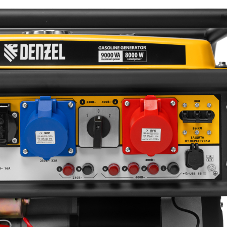 Бензиновый генератор DENZEL PS 90 ED-3 фото
