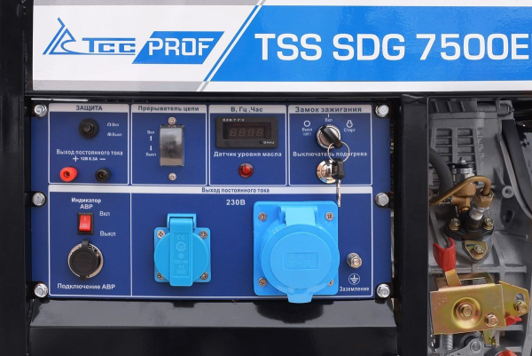 Дизельный генератор ТСС SDG 7500EHA 100026 для газового котла Дизельный генератор ТСС SDG 7500EHA 100026 для газового котла фото