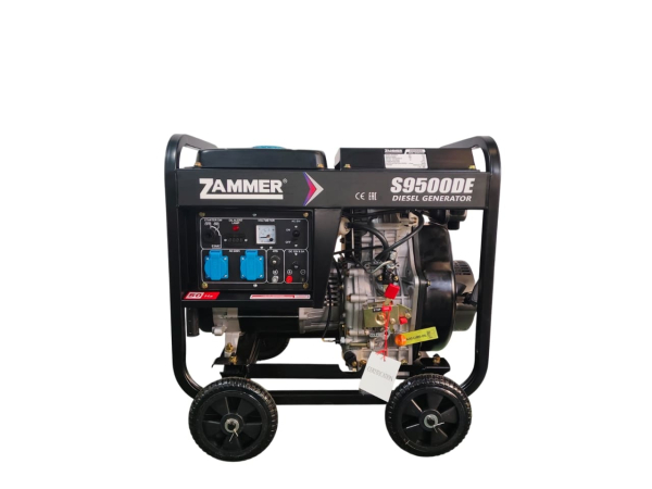 Дизельный генератор Zammer S9500DE - 6,5кВт S9500DE передвижной Дизельный генератор Zammer S9500DE - 6,5кВт S9500DE передвижной фото