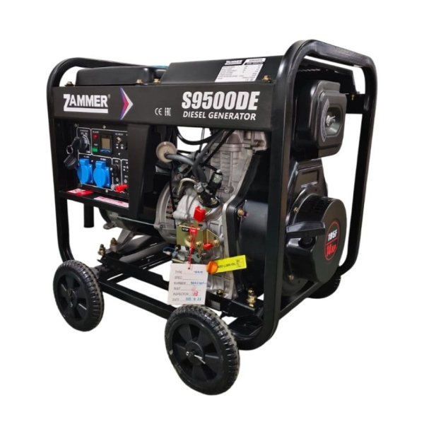 Дизельный генератор Zammer S9500DE S9500DE для гаража фото