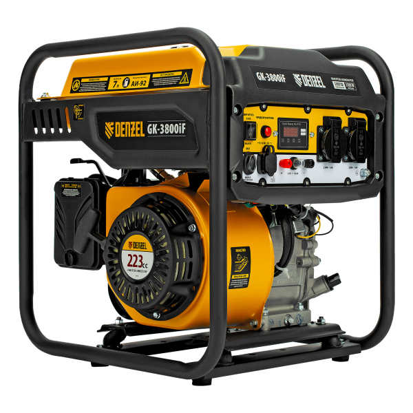 Бензиновый инверторный генератор DENZEL GK-3800iF 4-х тактный фото