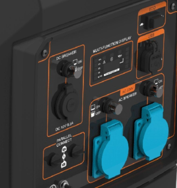 Бензиновый инверторный генератор Zongshen BQH 4000 фото