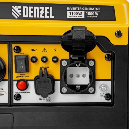 Бензиновый генератор DENZEL GS-1100iF фото