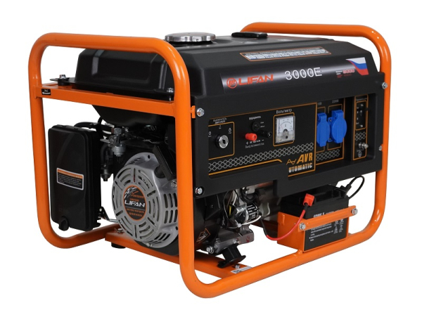 Бензиновый генератор Lifan 2.8 GF-7 (LF3000E) передвижной фото