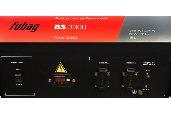 Бензиновый генератор Fubag BS 3300 для гаража фото