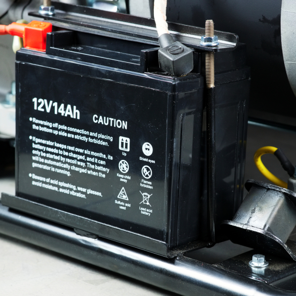 Бензиновый генератор Fubag PRG 5000 ES генератор + Комплект колес и ручек для электростанций в ПОДАРОК фото