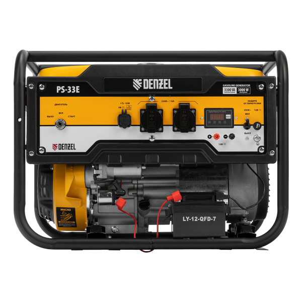 Бензиновый генератор DENZEL PS-33E 4-х тактный фото